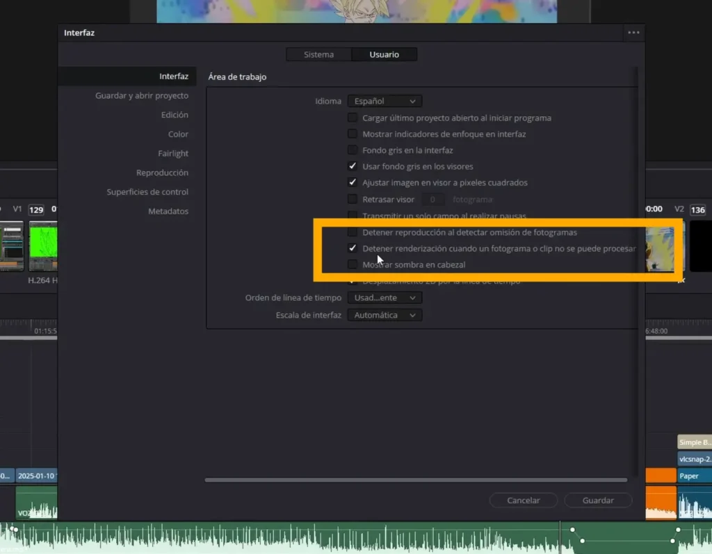 Cómo Arreglar el Error Render Job Failed en DaVinci Resolve 02